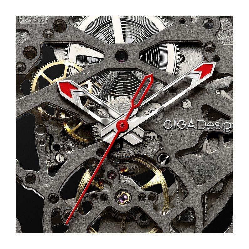 Ciga Design Z-Series Titanium Automatic Mechanical Skeleton Wrist Watch - Black, , large image number 2