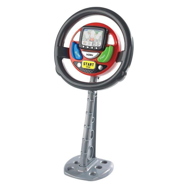 Casdon Sat Nav Toy Steering Wheel, , large image number 0