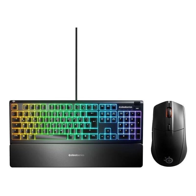 SteelSeries APEX 3 Gaming Keyboard + RIVAL 3 Wireless Gaming Mouse (Bundle), , large image number 0