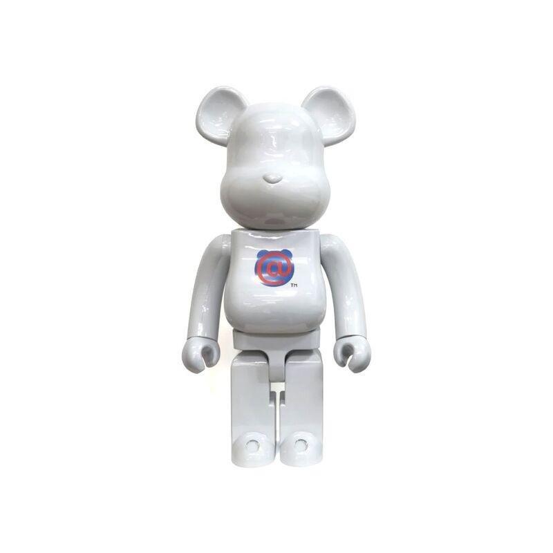Bearbrick 1st Model White Chrome 1000&#37; Figure (70 cm), , large image number 0