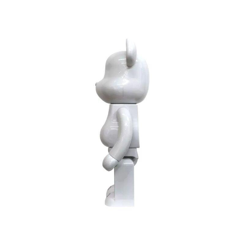 Bearbrick 1st Model White Chrome 1000&#37; Figure (70 cm), , large image number 3