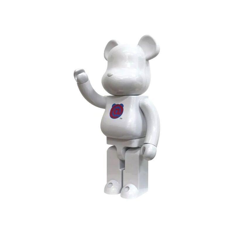 Bearbrick 1st Model White Chrome 1000&#37; Figure (70 cm), , large image number 4