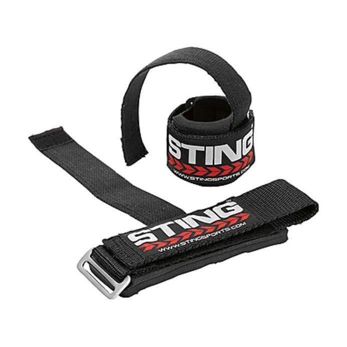 Sting Power Pro Lifting Straps Black Standard, , large image number 0