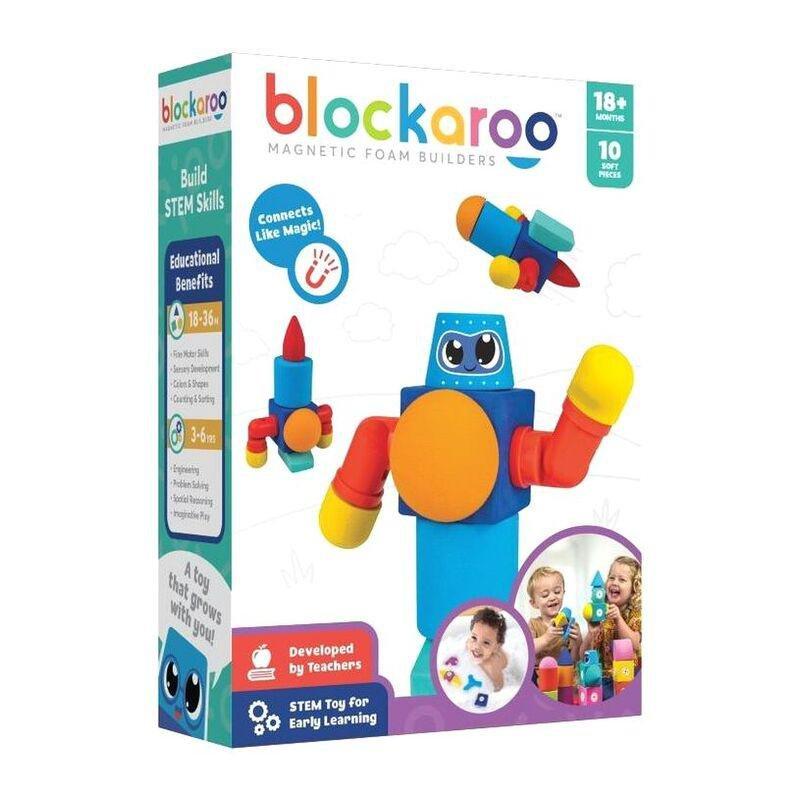 Blockaroo Magnetic Foam Builders Soft Robot (Set of 10), , large image number 0