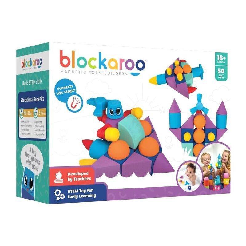 Blockaroo Magnetic Foam Builders Soft Blocks (Set of 50), , large image number 0
