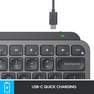 LOGITECH - Logitech MX Keys Mini Wireless Illuminated Keyboard - (US International) - Graphite