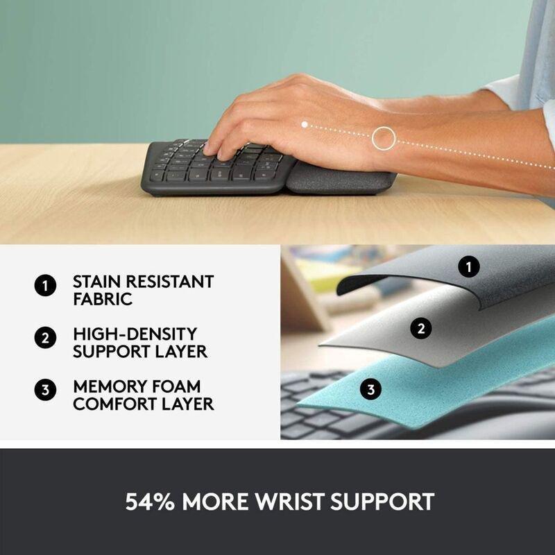 Logitech Ergo K860 Wireless Split Keyboard (Arabic/English) - Graphite, , large image number 1