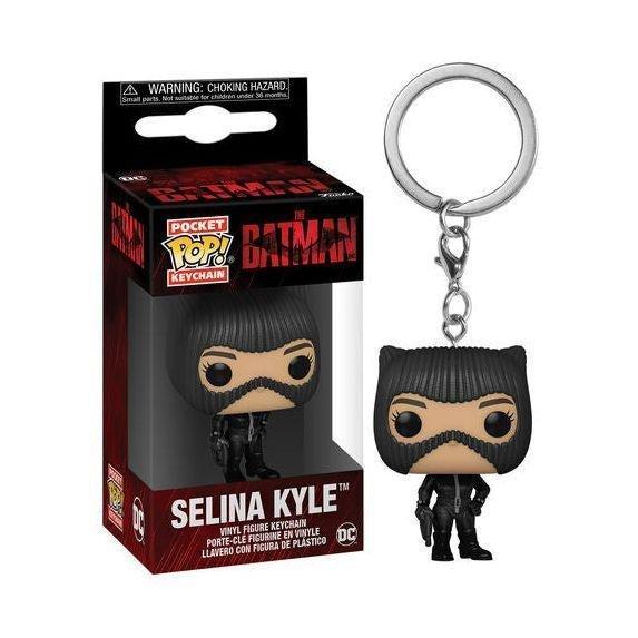 Funko Pocket Pop The Batman Movie Selina Kyle Catwoman Vinyl Keychain, , large image number 1
