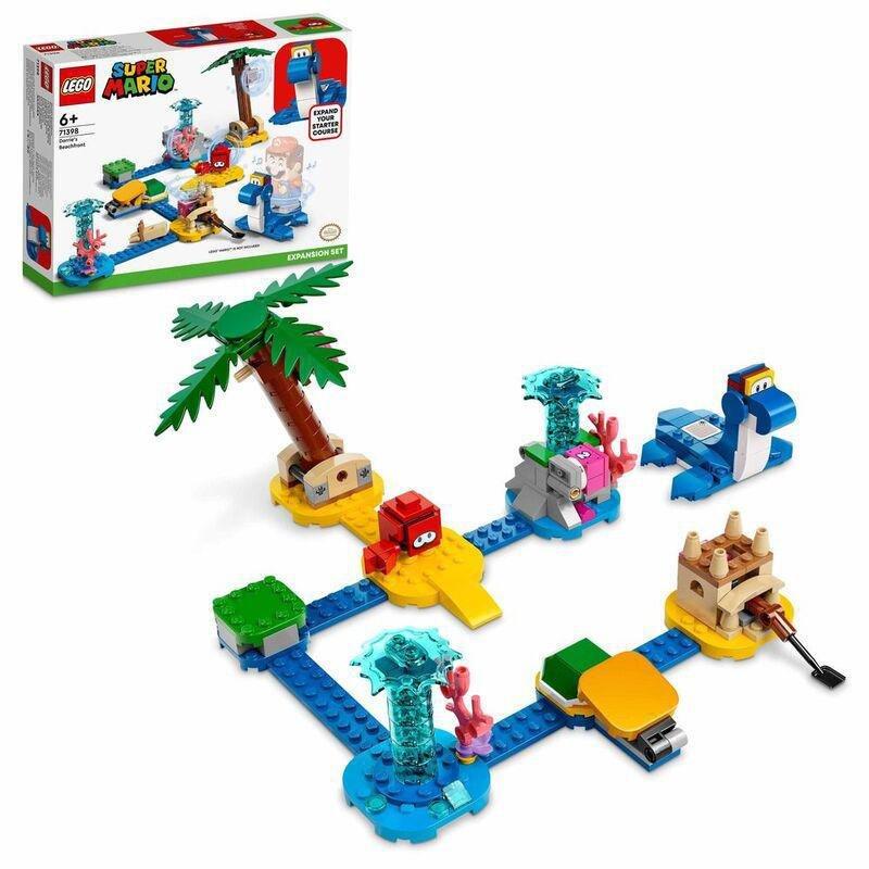 LEGO Super Mario Dorrie's Beachfront Expansion 71398, , large image number 0