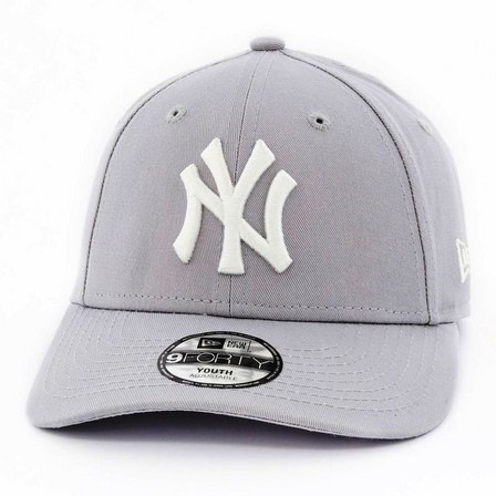 NEW ERA - New Era Mlb League Basic Ny Yankee Junior Cap Gray/Optic White Yth