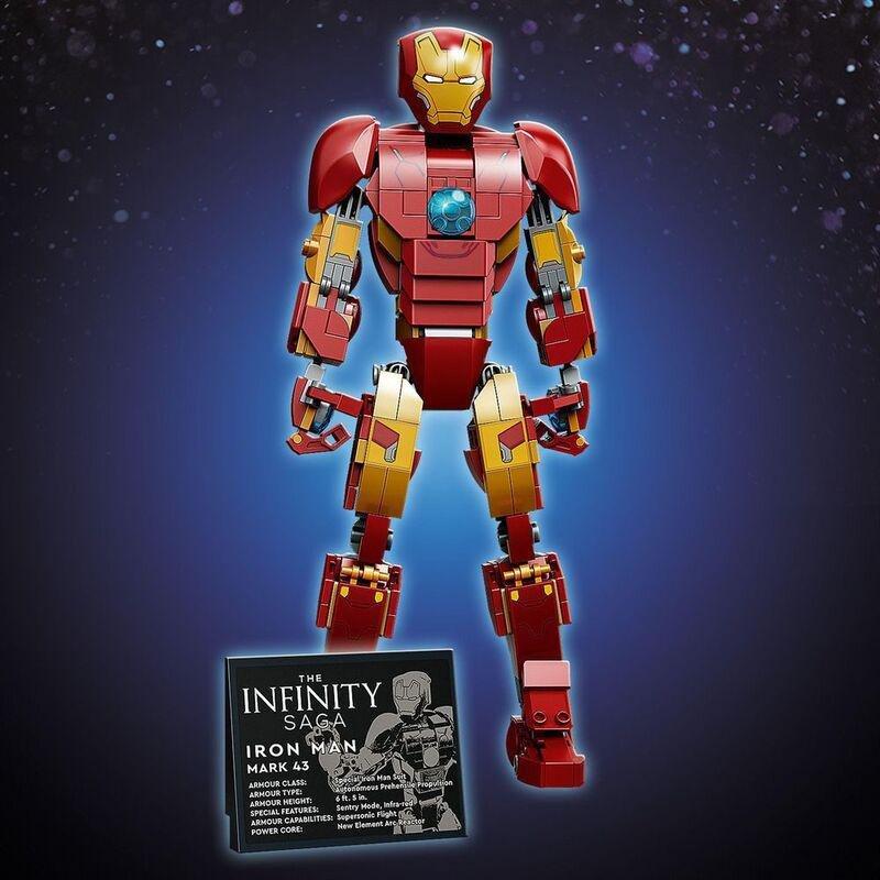 LEGO Super Heroes Avengers Infinity Saga Iron Man Mark 43 Figure 76206, , large image number 7