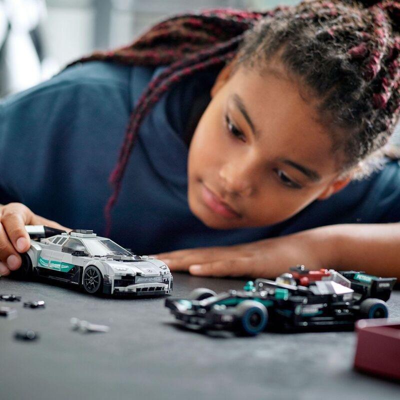 LEGO Speed Champions Mercedes-AMG F1 W12 E Performance & Mercedes-AMG Project One 76909, , large image number 1