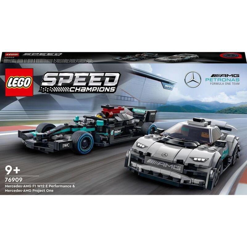LEGO Speed Champions Mercedes-AMG F1 W12 E Performance & Mercedes-AMG Project One 76909, , large image number 3