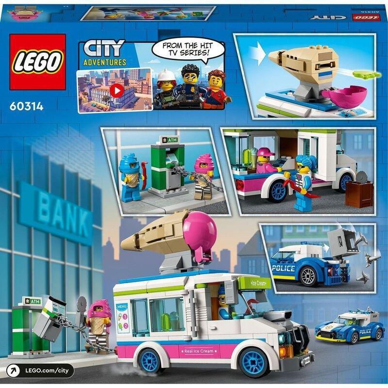 LEGO City Ice Cream Truck Police Chase 60314, , large image number 6
