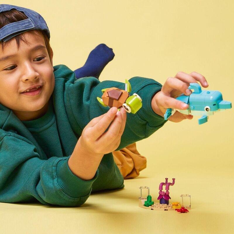 LEGO Creator Dolphin and Turtle 31128, , large image number 1