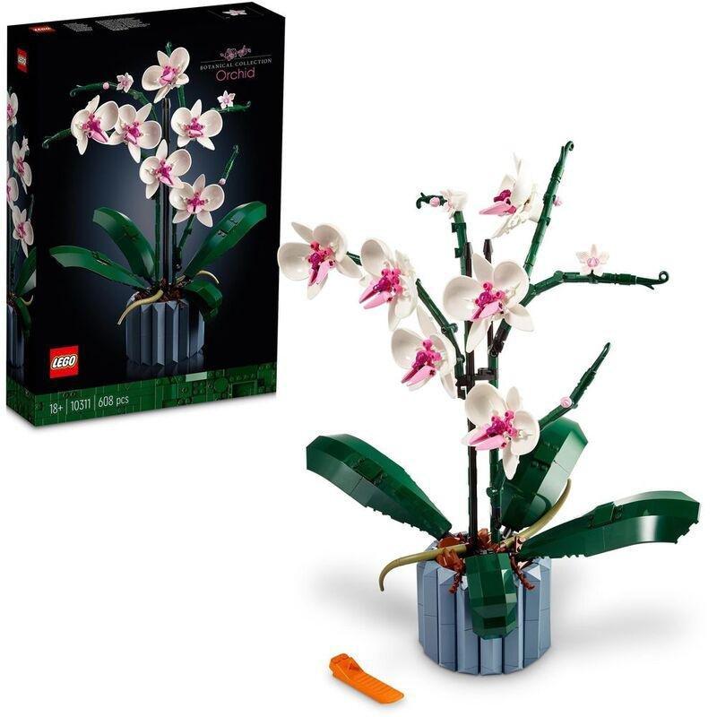 LEGO ICONS Orchid Plant Decor Building Kit 10311 (608 Pieces), , large image number 0