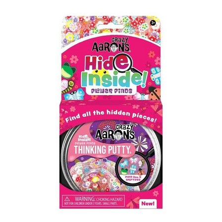 CRAZY AARON'S - Crazy Aaron's Thinking Putty Flower Finds Hide Inside Tin 4-Inch