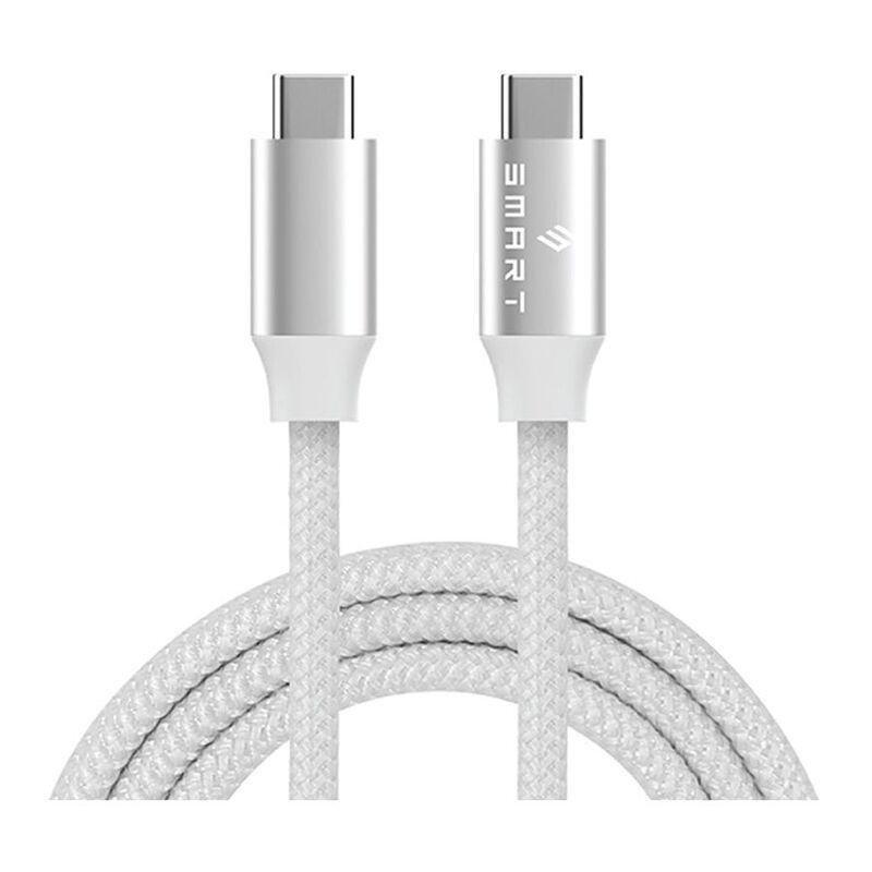 Smart 100W PD USB-C To USB-C Cable - White, , medium