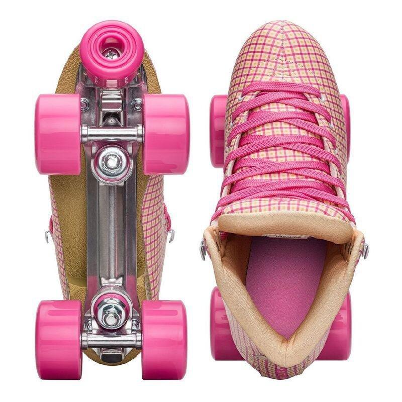 Impala Pink Tartan Quad Skates (Size 9 US), , large image number 2