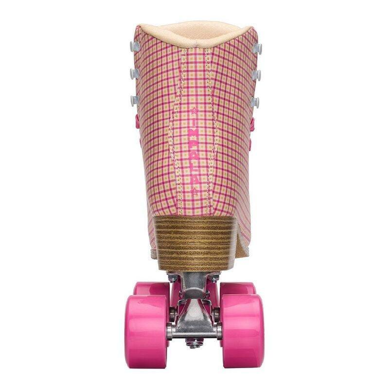 Impala Pink Tartan Quad Skates (Size 9 US), , large image number 4