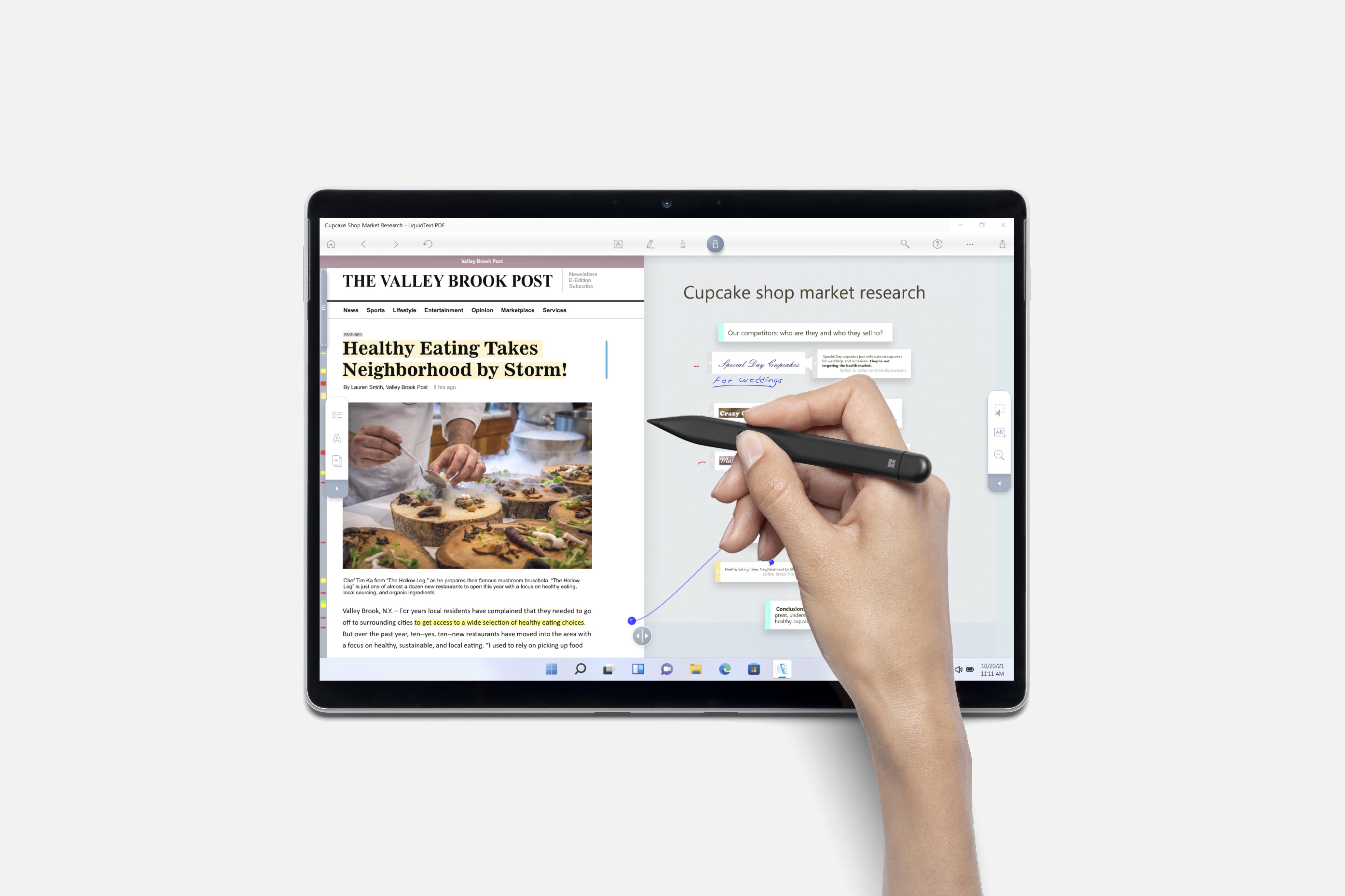 Microsoft Surface Pro X Wifi SQ1/8GB/128Gb SSD/Integrated Graphics/13-inch Pixelsense/Windows 11/Platinum + Type Cover, , large image number 5