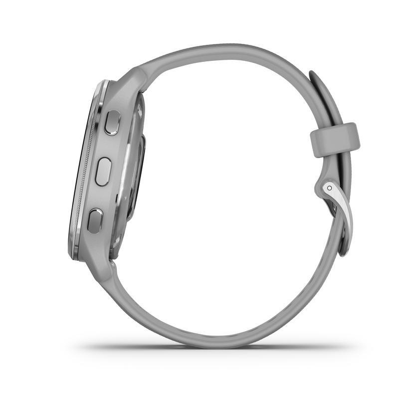 Garmin Venu 2 Plus Silver Stainless Steel Bezel with Powder Grey Case and Silicone Band Smartwatch, , large image number 2