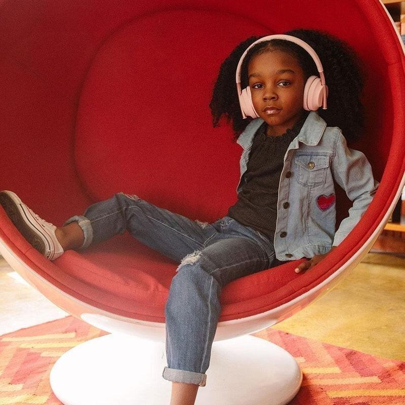 Happy Plugs Play Youth Headphones Pink Gold, , large image number 1