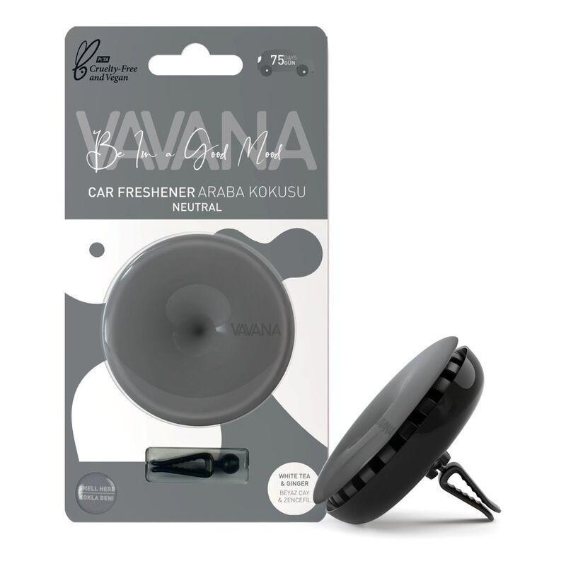 Vavana Be In A Good Mood Car Freshener Neutral White Tea & Ginger Grey 15gm, , large image number 2