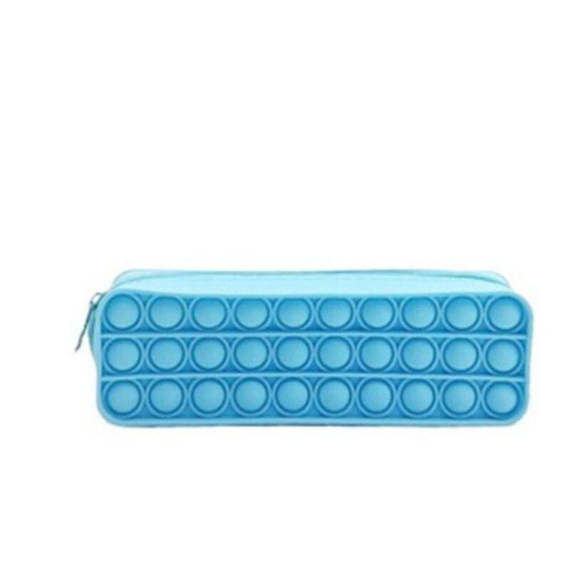 Squizz Toys Pop The Bubble Fidget Pencil Case 3 Lines Solid (Assortment - Includes 1), , large image number 1