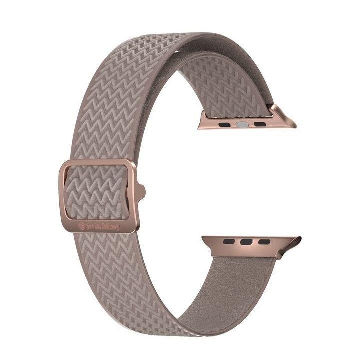 Switcheasy Wave Elastic Nylon Watch Loop Pink for Apple Watch Series 42/44/45mm, , medium