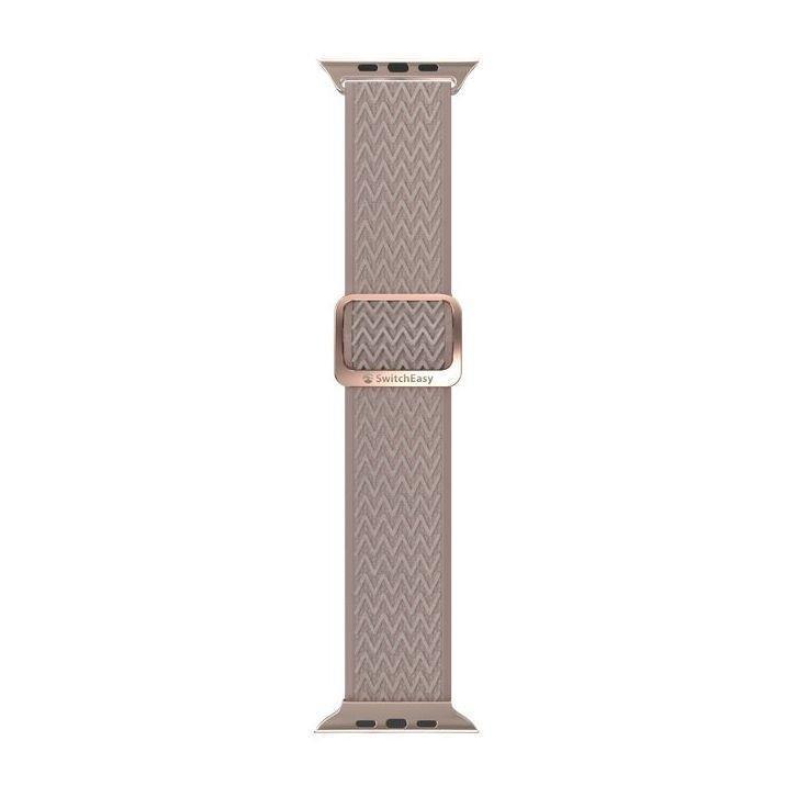 Switcheasy Wave Elastic Nylon Watch Loop Pink for Apple Watch Series 42/44/45mm, , large image number 3