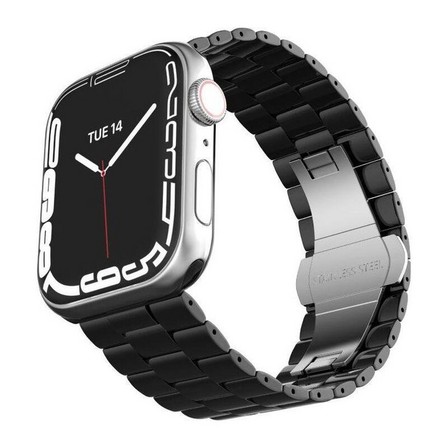 LEVELO - Levelo Enigma Ceramic Watch Strap for Apple Watch 38/40/41mm - Black