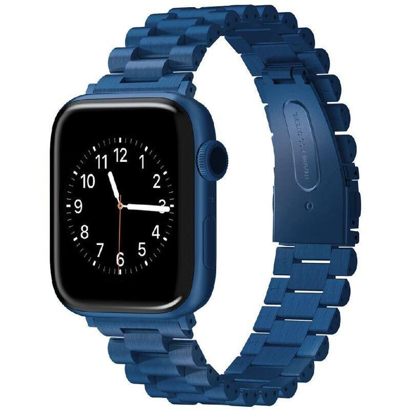 Viva Madrid Dayton Metal Watch Strap Blue for Apple Watch 42/44mm, , large image number 0