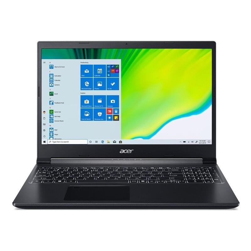Acer Aspire 7 Laptop intel core i7-10750H/16GB/512GB SSD/NVIDIA GeForce GTX 1650 4GB/15.6-inch FHD/60Hz/Windows 10 Home/Black, , large image number 0