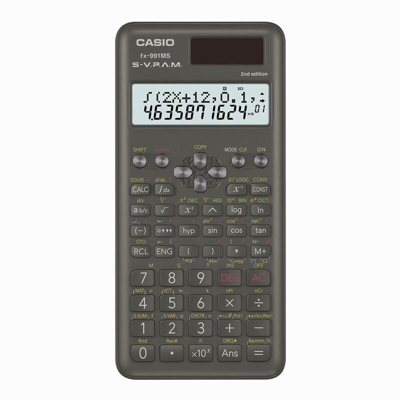 Casio FX-991MS-2 Scientific Calculator Black, , large image number 0