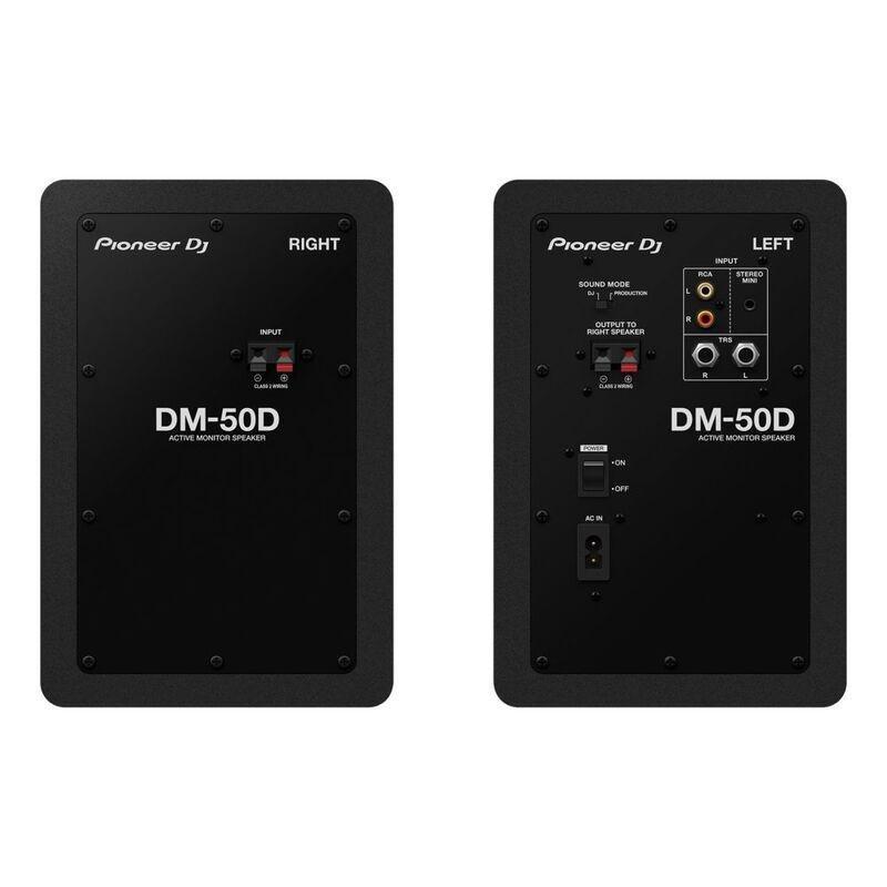 Pioneer DM-50D 5-inch Active Monitor Speakers (Pair) - Black, , large image number 1
