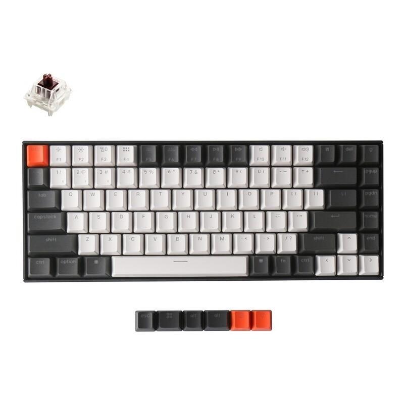 Keychron K2 84 Key Hot Swappable Gateron Mechanical Keyboard With RGB - Brown Switch, , large image number 0