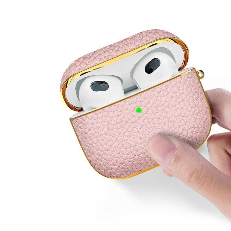 HYPHEN AURO Leather Case Pink AirPods 3, , large image number 1