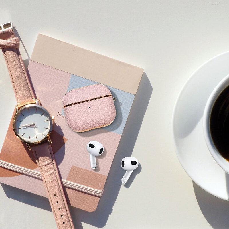 HYPHEN AURO Leather Case Pink AirPods 3, , large image number 3