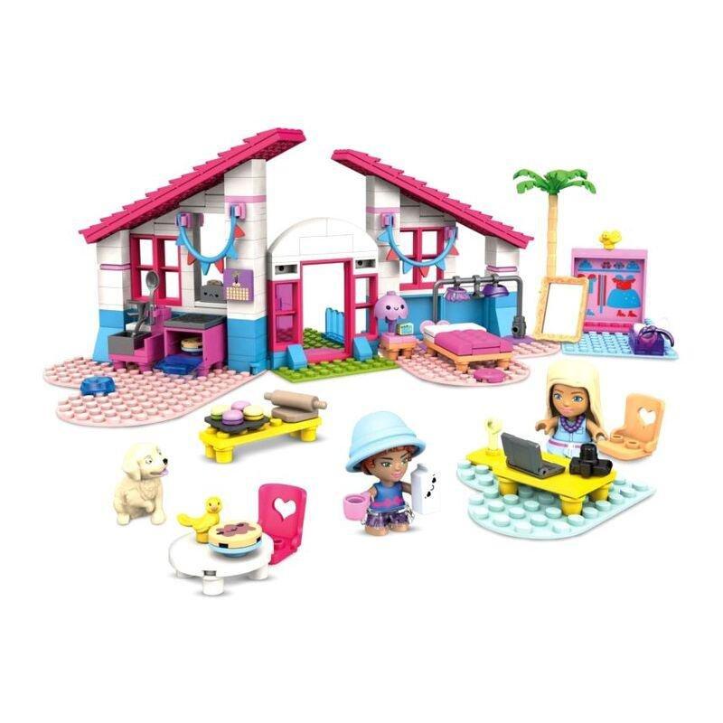 Mega Construx Barbie Building Sets Malibu House GWR34, , large image number 1