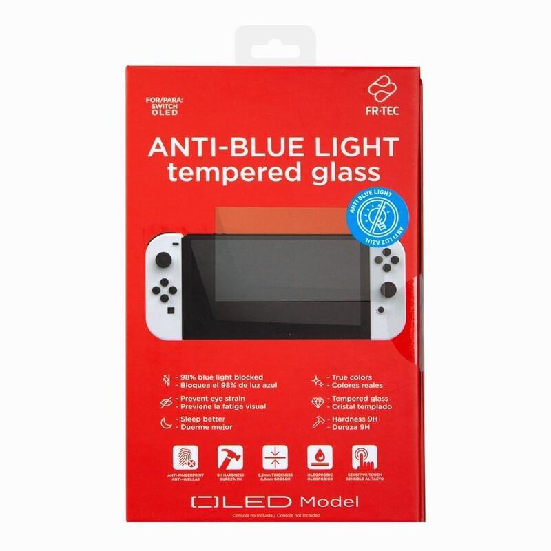 FR-TEC Anti Blue Light Tempered Glass Protector for Nintendo Switch OLED, , large image number 0
