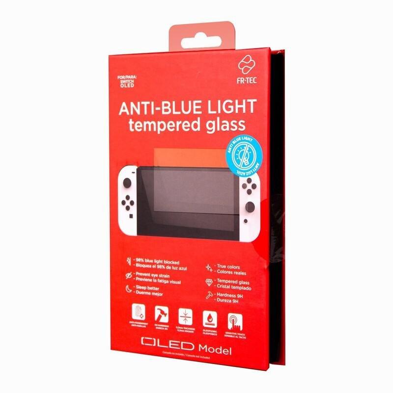 FR-TEC Anti Blue Light Tempered Glass Protector for Nintendo Switch OLED, , large image number 1