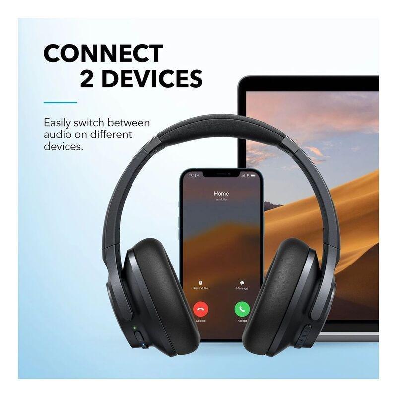 Soundcore Life Q20+ Active Noise Cancelling Headphones - Black, , large image number 3