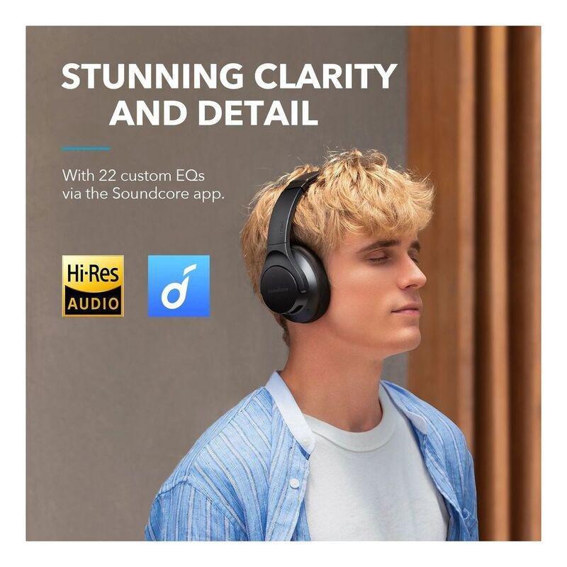 Soundcore Life Q20+ Active Noise Cancelling Headphones - Black, , large image number 7