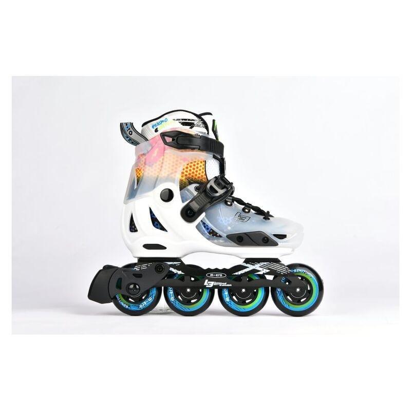 Micro Infinite Le White Adjustable Inline Skates (Size 37-40 EU), , large image number 0