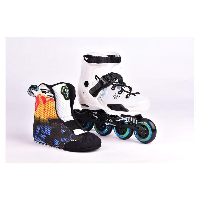 Micro Infinite Le White Adjustable Inline Skates (Size 37-40 EU), , large image number 2
