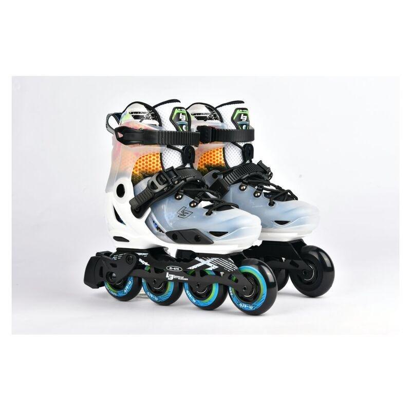 Micro Infinite Le White Adjustable Inline Skates (Size 37-40 EU), , large image number 4