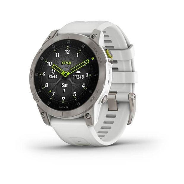 Garmin Epix (Gen 2) Sapphire White Titanium Smartwatch, , large image number 0