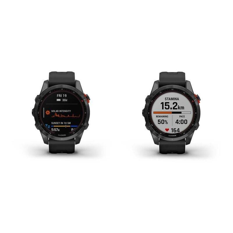 Garmin Fenix 7S Solar 42mm Slate Grey with Black Band Smartwatch, , large image number 1