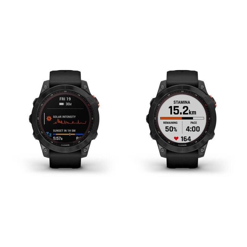Garmin Fenix 7 Solar 47mm Slate Grey with Black Band Smartwatch, , large image number 2